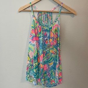Lilly Pulitzer Lacy Tank sz XS Excellent Condition